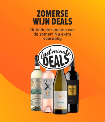 Wijn deals. De beste wijnaanbiedingen tot 25% korting